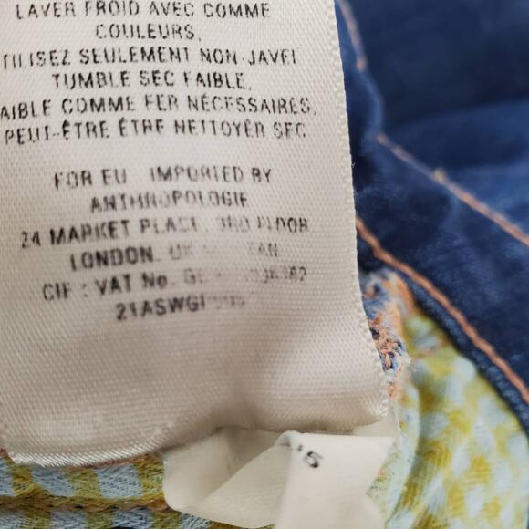 Pilcro and the letterpress Y2K Jeans Size 29 Low Rise Skinny Retro Basic Denim - Picture 9 of 10